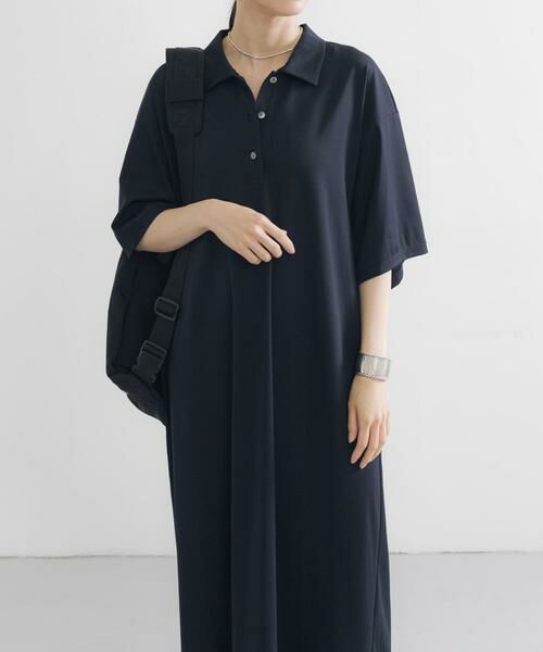 URBAN RESEARCH / アーバンリサーチ ワンピース | レーヨンナイロンシャツカラーワンピース | 詳細11