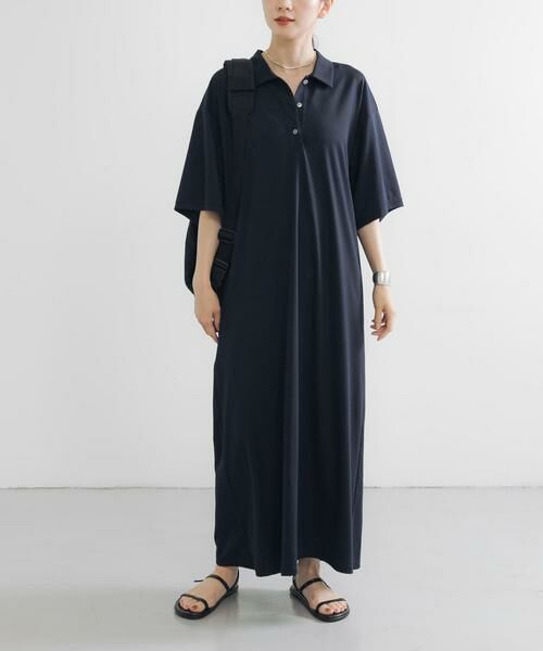 URBAN RESEARCH / アーバンリサーチ ワンピース | レーヨンナイロンシャツカラーワンピース | 詳細12