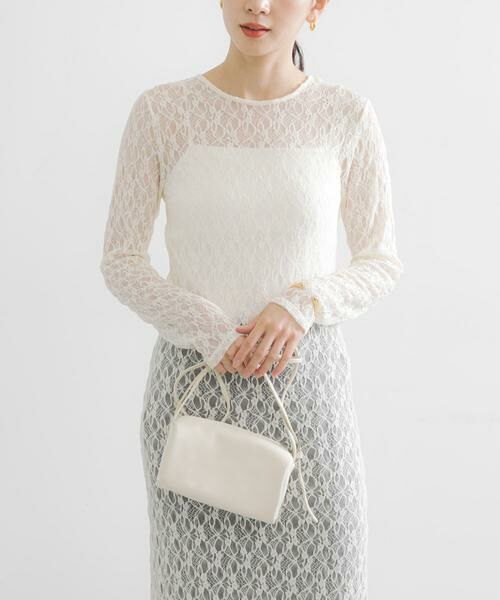 URBAN RESEARCH / アーバンリサーチ ワンピース | ストレッチレースカットワンピース | 詳細1