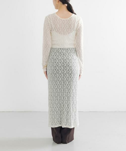 URBAN RESEARCH / アーバンリサーチ ワンピース | ストレッチレースカットワンピース | 詳細10