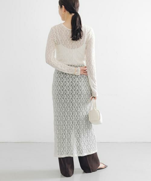 URBAN RESEARCH / アーバンリサーチ ワンピース | ストレッチレースカットワンピース | 詳細4