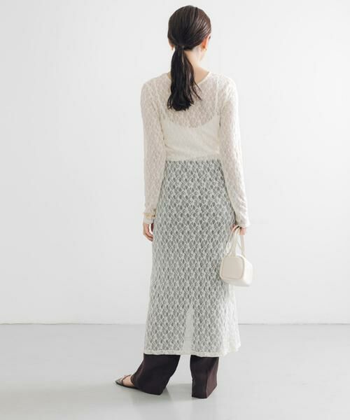 URBAN RESEARCH / アーバンリサーチ ワンピース | ストレッチレースカットワンピース | 詳細7