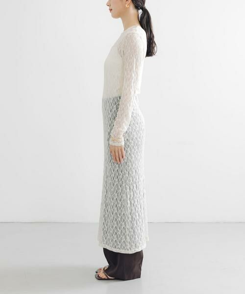 URBAN RESEARCH / アーバンリサーチ ワンピース | ストレッチレースカットワンピース | 詳細9