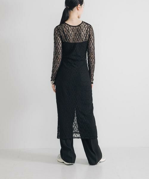 URBAN RESEARCH / アーバンリサーチ ワンピース | ストレッチレースカットワンピース | 詳細16