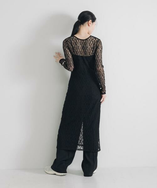 URBAN RESEARCH / アーバンリサーチ ワンピース | ストレッチレースカットワンピース | 詳細18