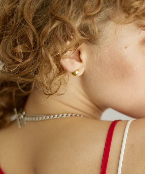 URBAN RESEARCH / アーバンリサーチ ピアス・イヤリング | decor『デコール』　Plump Drop Pierce M GD | 詳細3