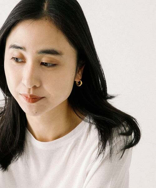 URBAN RESEARCH / アーバンリサーチ ピアス・イヤリング | decor『デコール』　Plump Drop Pierce L GD | 詳細4