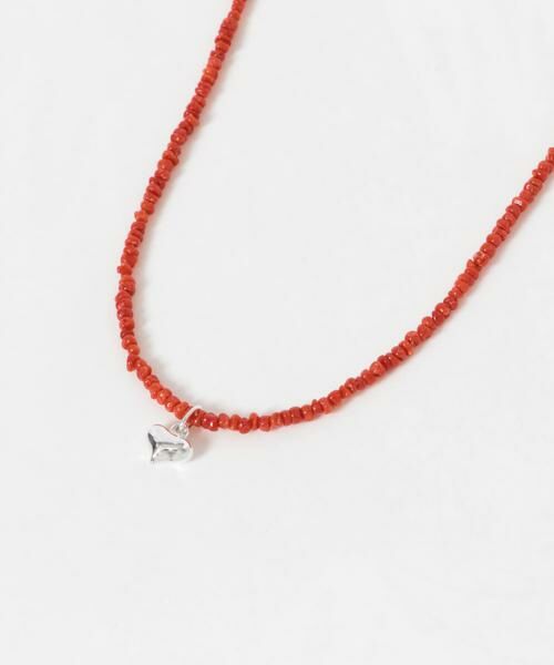 URBAN RESEARCH / アーバンリサーチ ネックレス・ペンダント・チョーカー | decor『デコール』　Coral Heartchoker | 詳細8