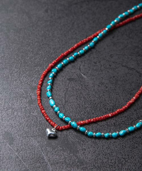 URBAN RESEARCH / アーバンリサーチ ネックレス・ペンダント・チョーカー | decor『デコール』　TurquoiseHematiteDotNL | 詳細3