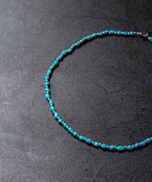URBAN RESEARCH / アーバンリサーチ ネックレス・ペンダント・チョーカー | decor『デコール』　TurquoiseHematiteDotNL | 詳細6