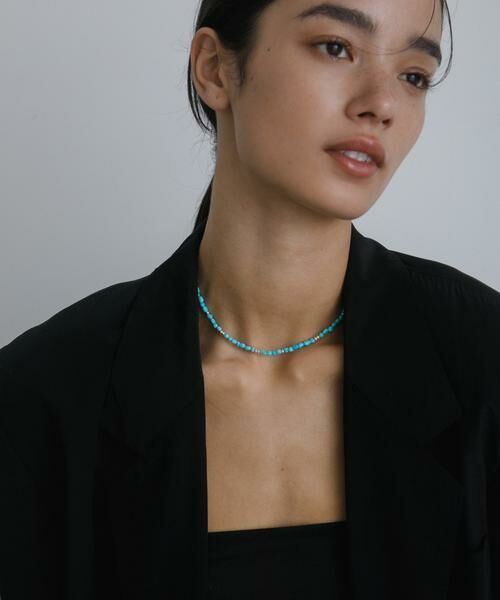 URBAN RESEARCH / アーバンリサーチ ネックレス・ペンダント・チョーカー | decor『デコール』　TurquoiseHematiteNL | 詳細1