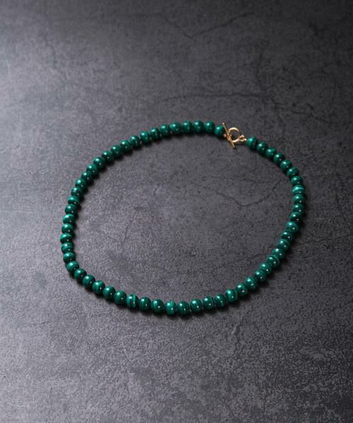 URBAN RESEARCH / アーバンリサーチ ネックレス・ペンダント・チョーカー | decor『デコール』　Malachite Necklace | 詳細5