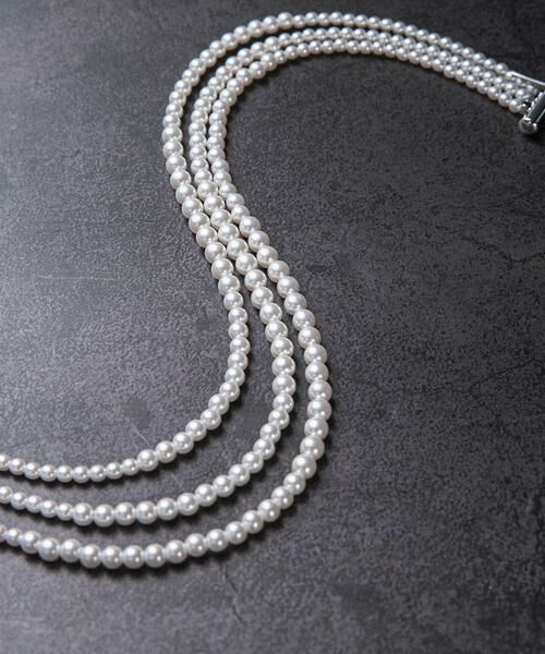 URBAN RESEARCH / アーバンリサーチ ネックレス・ペンダント・チョーカー | decor『デコール』　3Standpearlnecklace | 詳細8
