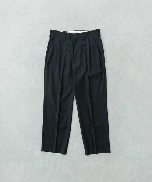 URBAN RESEARCH/アーバンリサーチ new basic Wool Silk Gabardine Pants ネイビー M URBAN RESEARCH/アーバンリサーチ new basic Wool Silk Gabardine Pants ネイビー M