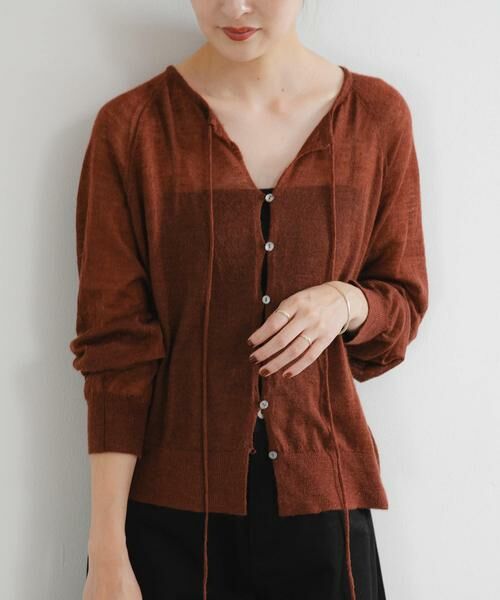 URBAN RESEARCH / アーバンリサーチ カーディガン・ボレロ | ヘアリーショートカーディガン | 詳細1