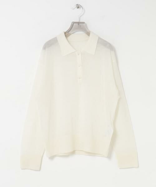 URBAN RESEARCH / アーバンリサーチ ニット・セーター | ヘアリーポロ衿付きニット | 詳細20