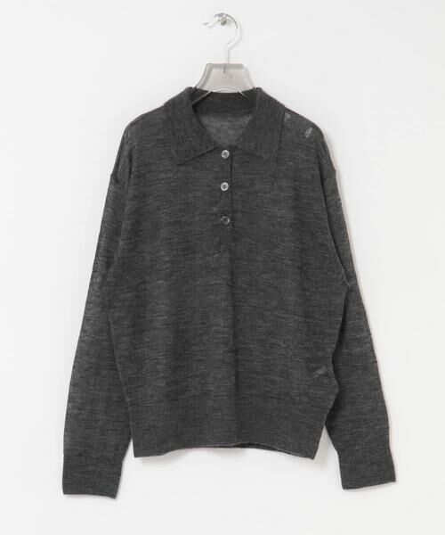 URBAN RESEARCH / アーバンリサーチ ニット・セーター | ヘアリーポロ衿付きニット | 詳細29
