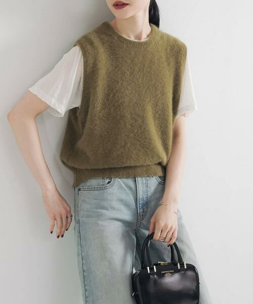 URBAN RESEARCH / アーバンリサーチ ベスト | FOX/CASHMEREクルーネックベスト | 詳細1