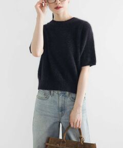 URBAN RESEARCH / アーバンリサーチ ニット・セーター | FOX/CASHMEREハーフスリーブニット