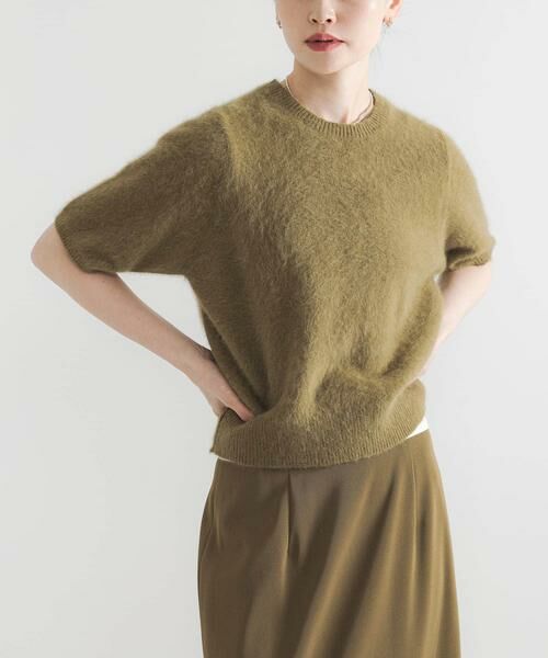 URBAN RESEARCH / アーバンリサーチ ニット・セーター | FOX/CASHMEREハーフスリーブニット | 詳細2