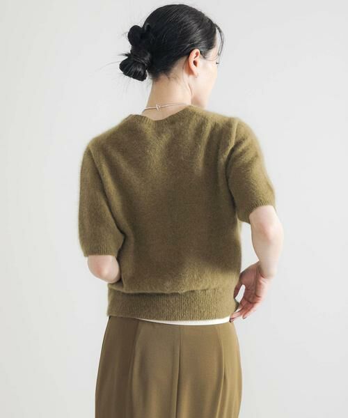 URBAN RESEARCH / アーバンリサーチ ニット・セーター | FOX/CASHMEREハーフスリーブニット | 詳細4