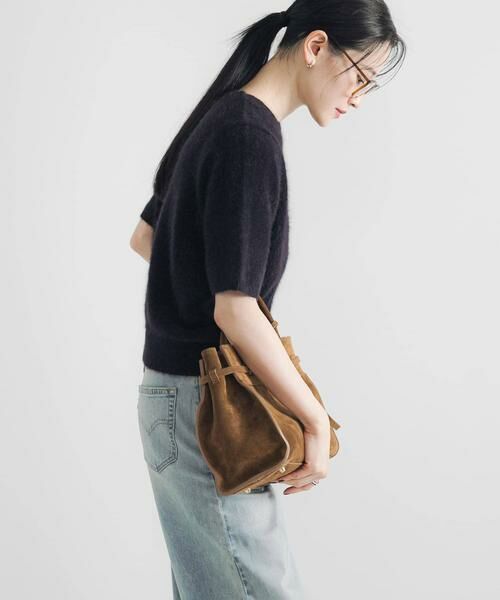 URBAN RESEARCH / アーバンリサーチ ニット・セーター | FOX/CASHMEREハーフスリーブニット | 詳細10