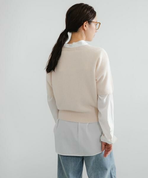 URBAN RESEARCH / アーバンリサーチ ニット・セーター | FOX/CASHMEREハーフスリーブニット | 詳細24