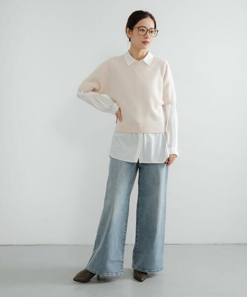 URBAN RESEARCH / アーバンリサーチ ニット・セーター | FOX/CASHMEREハーフスリーブニット | 詳細25