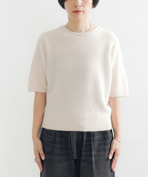 URBAN RESEARCH / アーバンリサーチ ニット・セーター | FOX/CASHMEREハーフスリーブニット | 詳細27