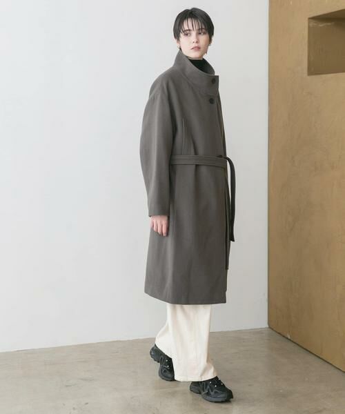 URBAN RESEARCH / アーバンリサーチ その他アウター | スーパー100ウールスタンドカラーコート | 詳細3