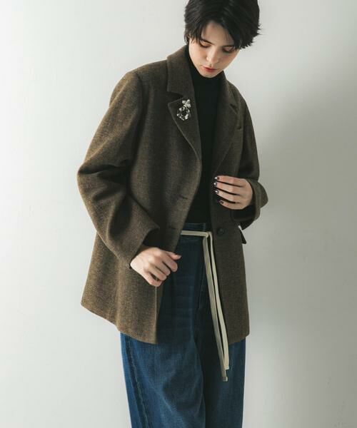 URBAN RESEARCH / アーバンリサーチ その他アウター | ブリティッシュウールツイードジャケット | 詳細3