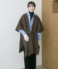 URBAN RESEARCH / アーバンリサーチ ポンチョ | ウールカシミヤリバーポンチョ