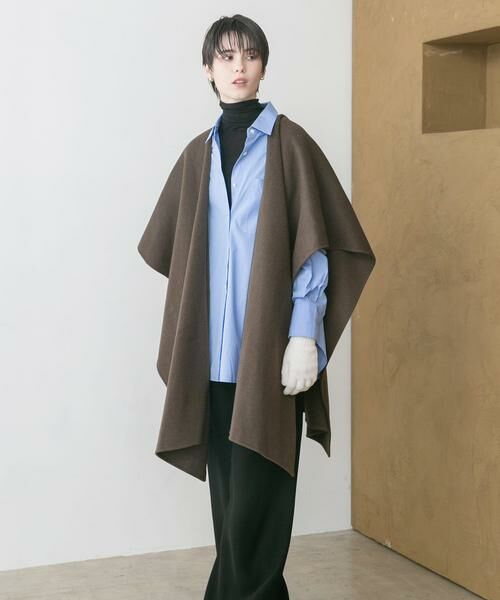 URBAN RESEARCH / アーバンリサーチ ポンチョ | ウールカシミヤリバーポンチョ | 詳細2