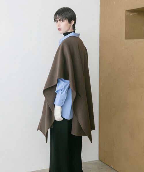 URBAN RESEARCH / アーバンリサーチ ポンチョ | ウールカシミヤリバーポンチョ | 詳細3