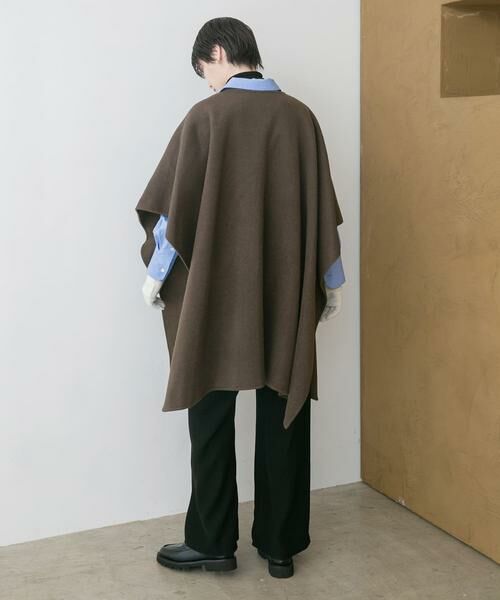 URBAN RESEARCH / アーバンリサーチ ポンチョ | ウールカシミヤリバーポンチョ | 詳細6