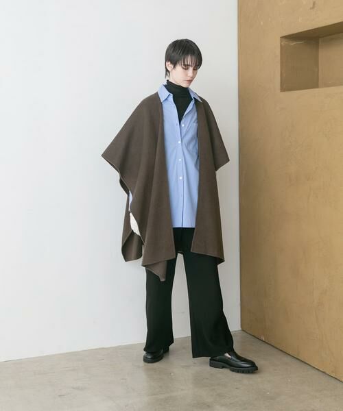 URBAN RESEARCH / アーバンリサーチ ポンチョ | ウールカシミヤリバーポンチョ | 詳細7