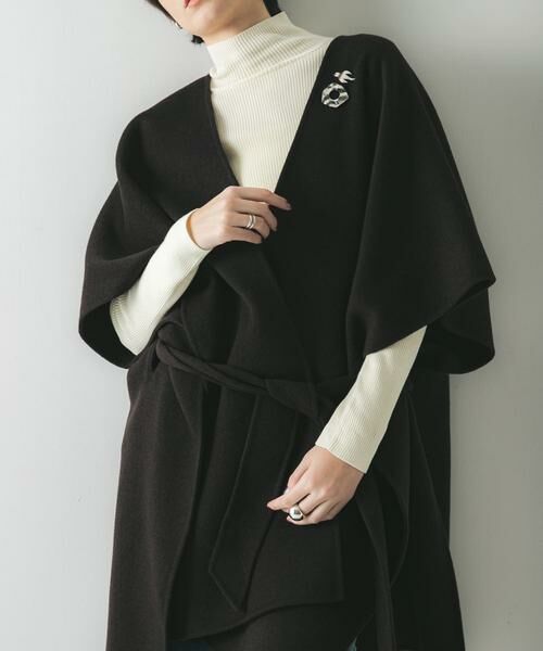 URBAN RESEARCH / アーバンリサーチ ポンチョ | ウールカシミヤリバーポンチョ | 詳細13