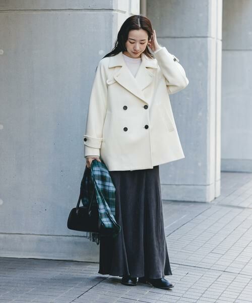 URBAN RESEARCH / アーバンリサーチ ピーコート | スーパー100メルトンPコート | 詳細16