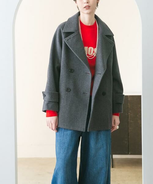 URBAN RESEARCH / アーバンリサーチ ピーコート | スーパー100メルトンPコート | 詳細26