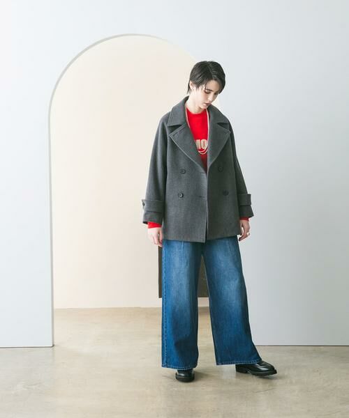 スーパー100メルトンPコート （ピーコート）｜URBAN RESEARCH