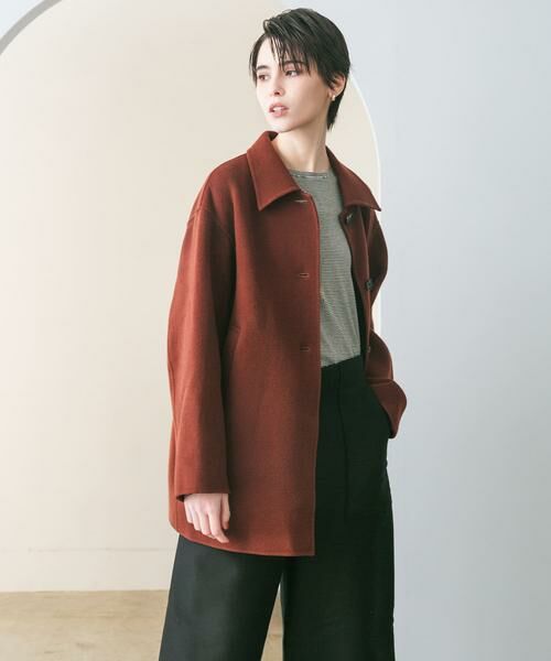 URBAN RESEARCH / アーバンリサーチ ステンカラーコート | スーパー140ステンカラーリバーミドルコート | 詳細4