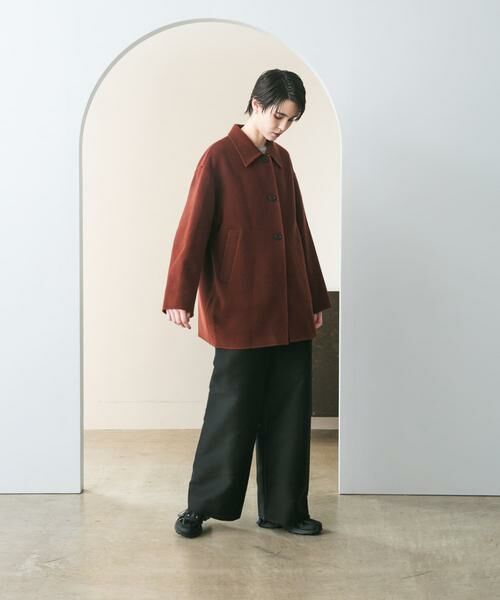 URBAN RESEARCH / アーバンリサーチ ステンカラーコート | スーパー140ステンカラーリバーミドルコート | 詳細5