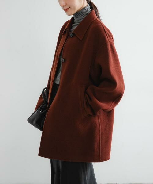 URBAN RESEARCH / アーバンリサーチ ステンカラーコート | スーパー140ステンカラーリバーミドルコート | 詳細6