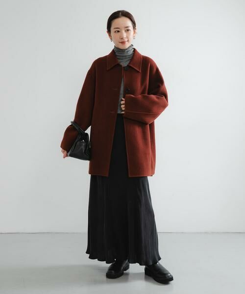 URBAN RESEARCH / アーバンリサーチ ステンカラーコート | スーパー140ステンカラーリバーミドルコート | 詳細7