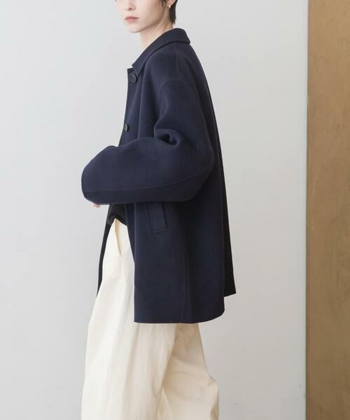 URBAN RESEARCH / アーバンリサーチ ステンカラーコート | スーパー140ステンカラーリバーミドルコート | 詳細15