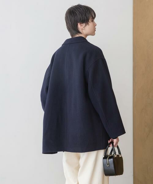 URBAN RESEARCH / アーバンリサーチ ステンカラーコート | スーパー140ステンカラーリバーミドルコート | 詳細17