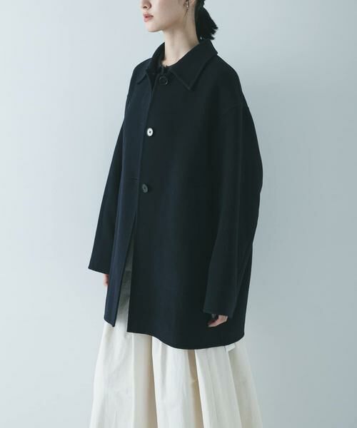 URBAN RESEARCH / アーバンリサーチ ステンカラーコート | スーパー140ステンカラーリバーミドルコート | 詳細19
