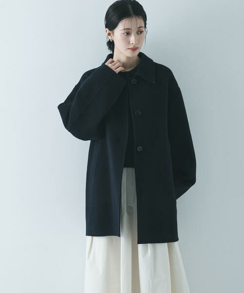 URBAN RESEARCH / アーバンリサーチ ステンカラーコート | スーパー140ステンカラーリバーミドルコート | 詳細20