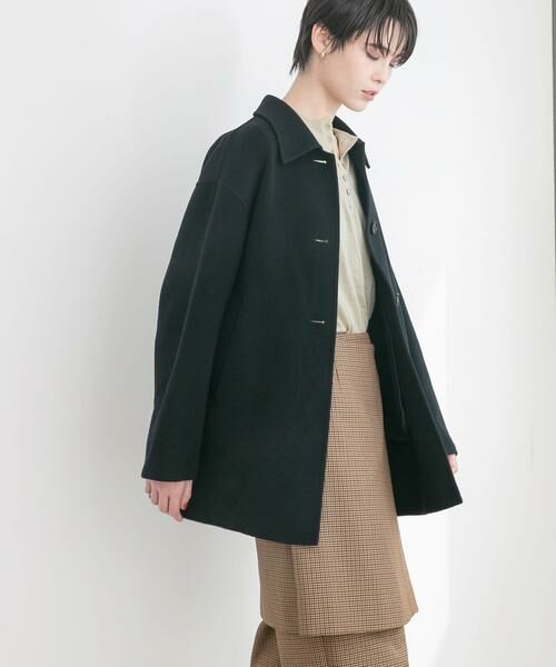 URBAN RESEARCH / アーバンリサーチ ステンカラーコート | スーパー140ステンカラーリバーミドルコート | 詳細24