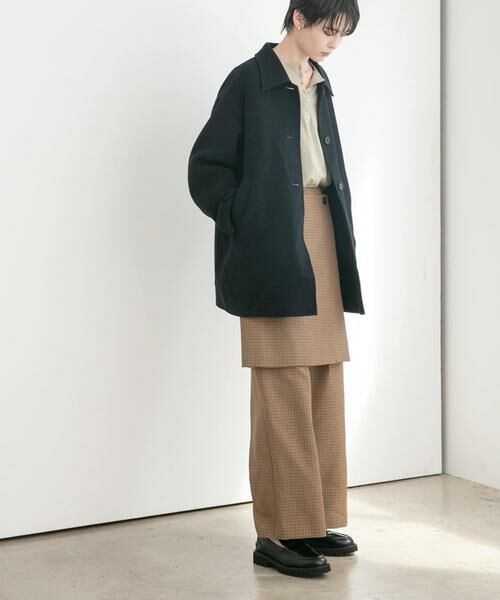 URBAN RESEARCH / アーバンリサーチ ステンカラーコート | スーパー140ステンカラーリバーミドルコート | 詳細29